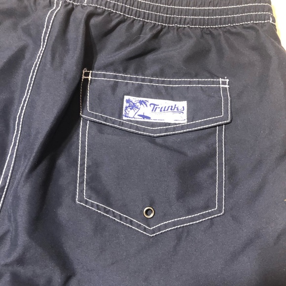 Trunks surf and swim co navy blue swim trunks - Picture 4 of 4